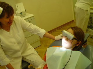 Videobrille - Entspannung bei der Zahnbehandlung